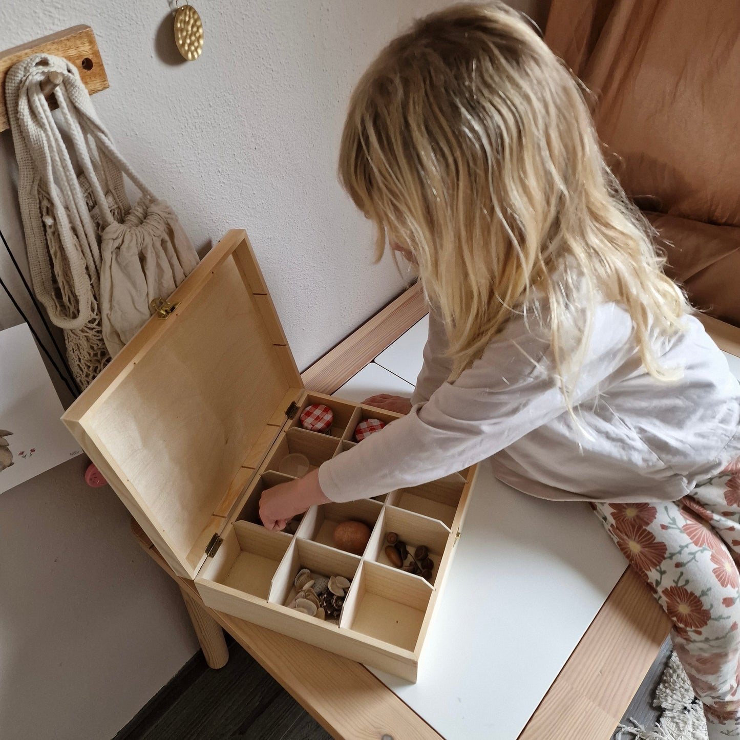 Opbergen | schatkist met symbool