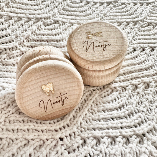 Memories | setje haarlok & melktandjes