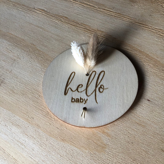 Aankondiging | hello baby