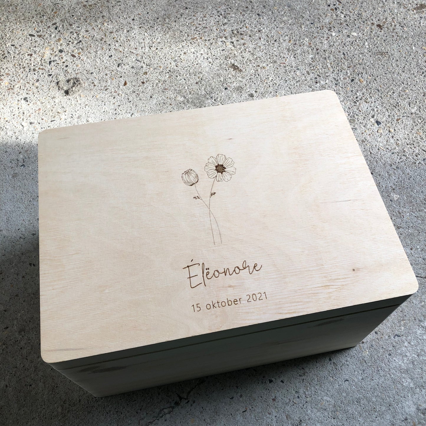 Memorybox | Geboortebloem